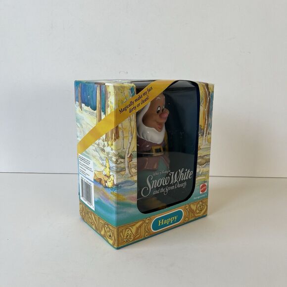 1992 Mattel Disney Snow White and the 7 Dwarfs Happy Doll Magic Color Change - Picture 4 of 6